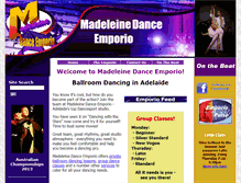 Tablet Screenshot of madeleine.com.au